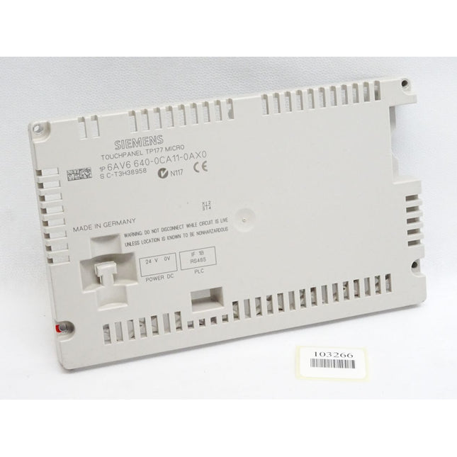 Siemens Backcover Rückschale Panel Touch TP177 Micro 6AV6640-0CA11-0AX0 6AV6 640-0CA11-0AX0 - Maranos.de