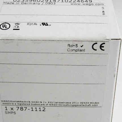 Wago 787-1112 Primär getaktete Stromversorgung / Neu OVP versiegelt - Maranos.de