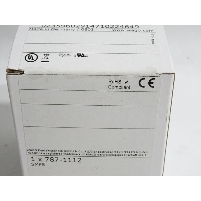 Wago 787-1112 Primär getaktete Stromversorgung / Neu OVP versiegelt - Maranos.de