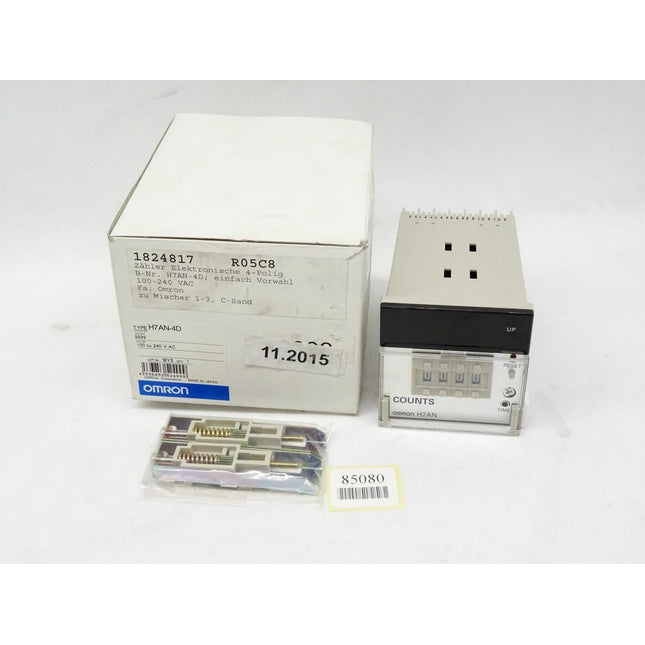 Omron H7AN-4D / Zähler Elektronische 4-Polig / 100-240VAC/ Neu OVP - Maranos.de