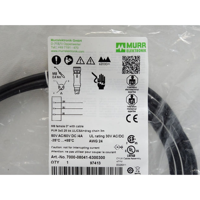 Murr Elektronik 7000-08041-6300300 Buchse gerade M8 / Neu OVP - Maranos.de