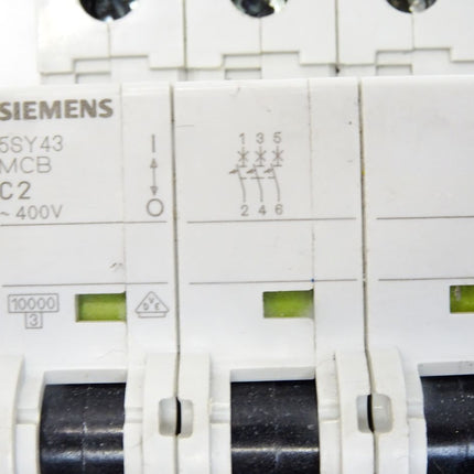 Siemens 5SY4302-7 5SY43 MCB C2 Leitungsschutzschalter - Maranos.de