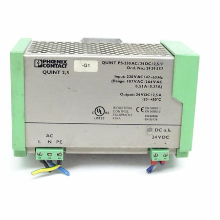 Phoenix Contact 2939357 QUINT 2,5 QUINT PS-230AC/24DC/2,5/F - Maranos.de