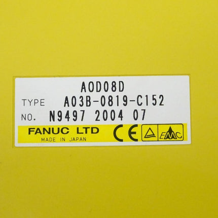 Fanuc AOD08D digitale Ausgabeeinheit A03B-0819-C152 // N9497 2004 07 - Maranos.de