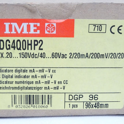 IME DG4Q0HP2 / Gleichstromdigitalanzeiger / Neu OVP - Maranos.de