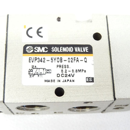 SMC solenoid valve EVP342-5YOB-02FA-Q / 0.2~0.8MPa / Neu OVP - Maranos.de