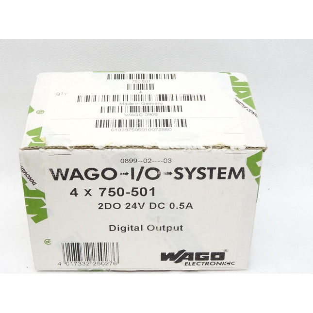 Wago Digital Output 750-501 / Inhalt : 4 Stück / Neu OVP - Maranos.de