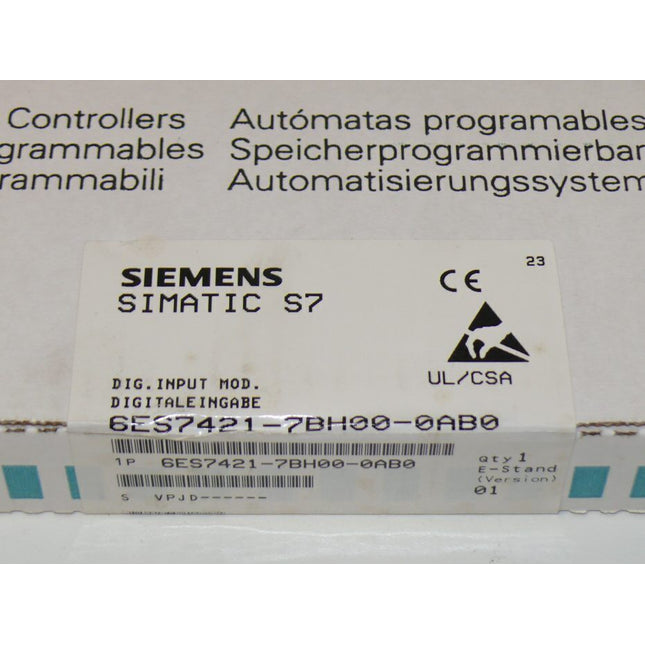 NEU - versiegelt Siemens Simatic S7 6ES7421-7BH00-0AB0 / 6ES7 421-7BH00-0AB0 - Maranos.de
