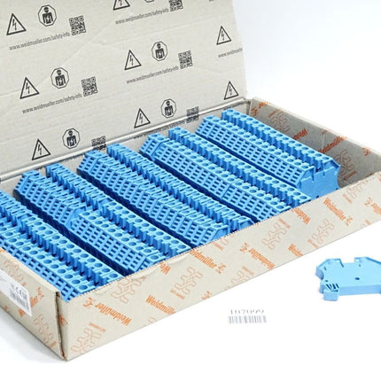 Weidmüller 1020280000 WDU 6 BL Durchgangs-Reihenklemme / Inhalt:97 Stück / Neu OVP - Maranos.de