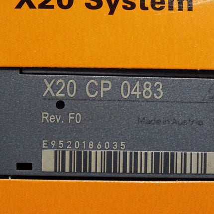 B&R X20CP0483 Rev. F0 ARM Cortex-A9 Prozessor / Neu OVP - Maranos.de