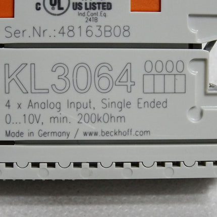 Beckhoff KL3064 analoge Eingangsklemme - Maranos.de