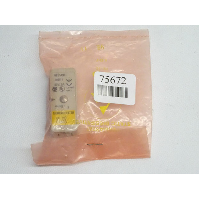 Siemens 6ES5498-1AB11 / 60V/.5A /  6ES5 498-1AB11 / Kontaktschutzmodul - Maranos.de