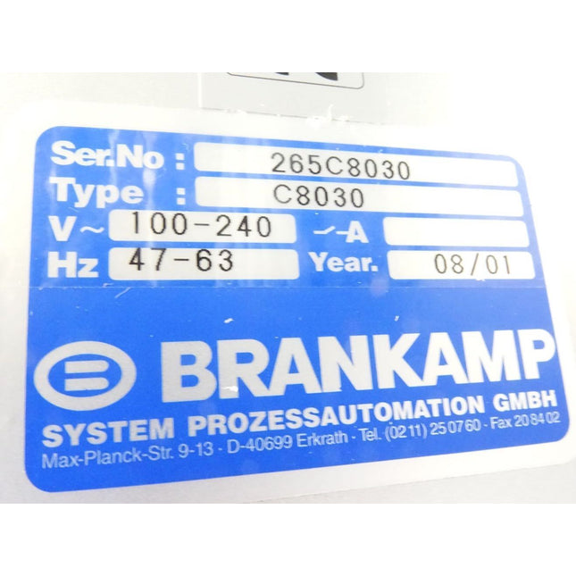 Brankamp Werkzeug-Überwachung C 8030 / C8030 / Neu - Maranos.de