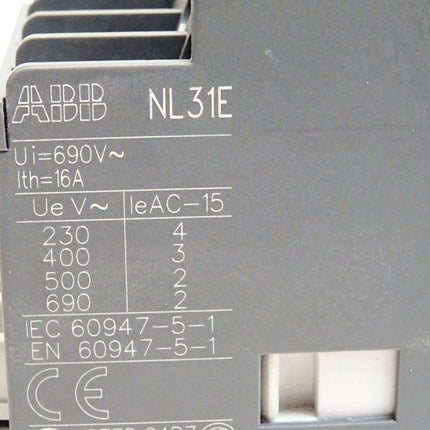 ABB NL31E 16A 690VAC Hilfsschütz / Neu - Maranos.de