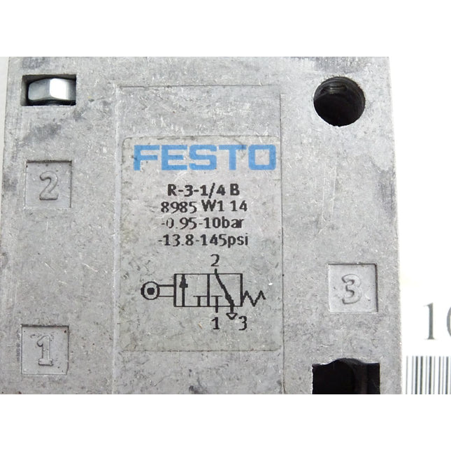 Festo 8985 Rollenhebelventil R-3-1/4-B / Neu - Maranos.de