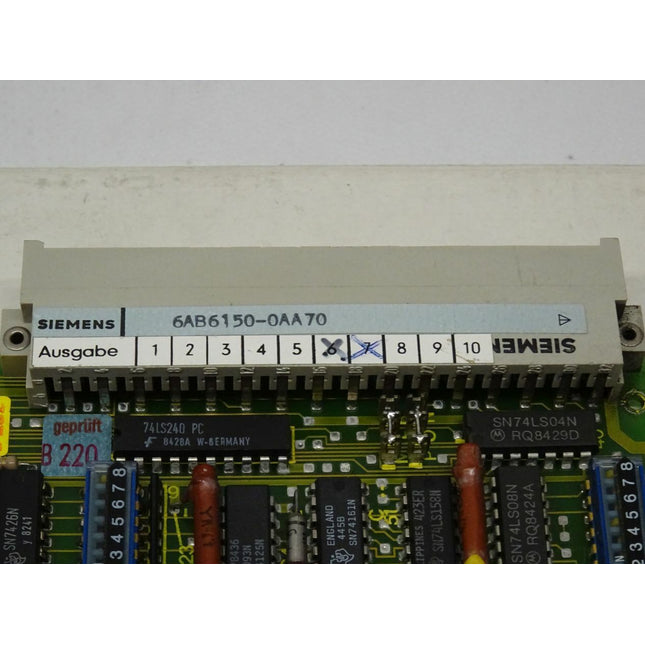 Siemens 6AB6150-0AA70 / 6AB 6150-0AA70 Grundbaugruppe E:07 OVP - Maranos.de