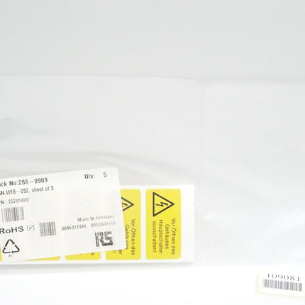 W18-052 ESSW18052 / Inhalt : 5 Aufkleber / Neu OVP - Maranos.de