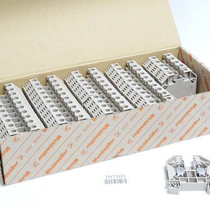 Weidmüller 1020400000 Durchgangs-Reihenklemme WDU 16 / Inhalt:46 Stück / Neu OVP - Maranos.de