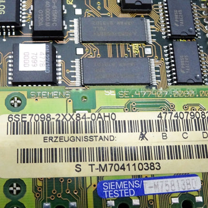 Siemens Simovert Wechselrichter 6SE7021-8TB61-Z D77 6SE7090-0XX84-0AB0 6SE7090-0XX84-0AH2 6SE7098-2XX84-0AH0 - Maranos.de