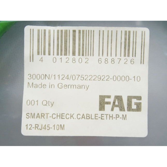 FAG Smart-check Kabel ETH-P-M 12-RJ45-10M / Neu OVP - Maranos.de