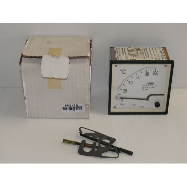 JUMO QAd-96 lbg / 220V / 0-100C / Mess-Regler Drehspul-Anzeigeinstrument - Maranos.de