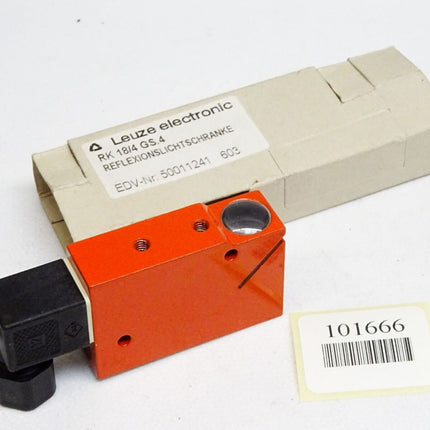 Leuze Electronic Reflexionslichtschranke RK18/4 GS.4 50011241 / Neu OVP - Maranos.de