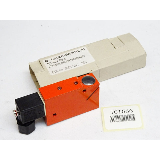Leuze Electronic Reflexionslichtschranke RK18/4 GS.4 50011241 / Neu OVP - Maranos.de