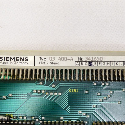 Siemens Sinumerik Karte 03400-A - Maranos.de
