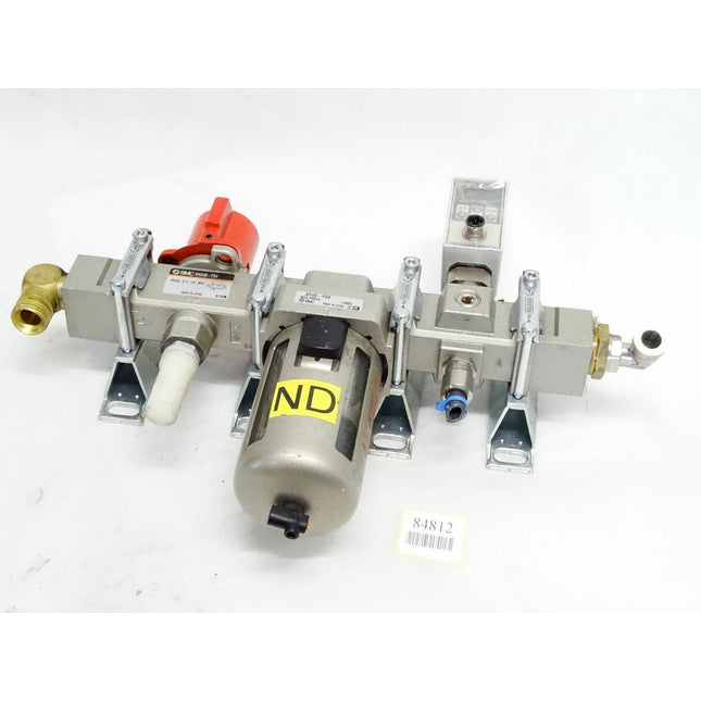 SMC ISE70-F02-65 + AF40-F04 + Handabsperrventil VHS40-F04 - Maranos.de