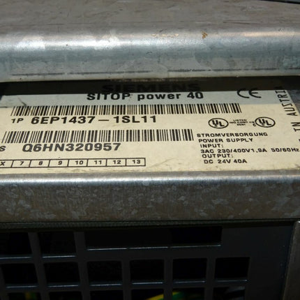Siemens 6EP1437-1SL11 Sitop Power 40 6EP1 437-1SL11 Stromversorgung - Maranos.de