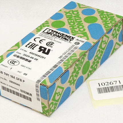 Phoenix Contact 2800845 CB TM1 16A SFB P - Thermomagnetischer Geräteschutzschalter / Neu OVP versiegelt - Maranos.de