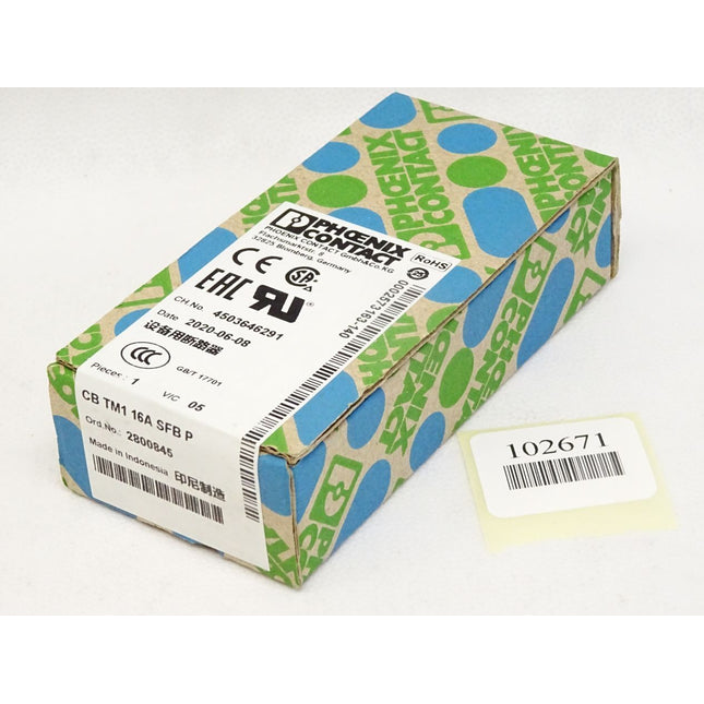 Phoenix Contact 2800845 CB TM1 16A SFB P - Thermomagnetischer Geräteschutzschalter / Neu OVP versiegelt - Maranos.de