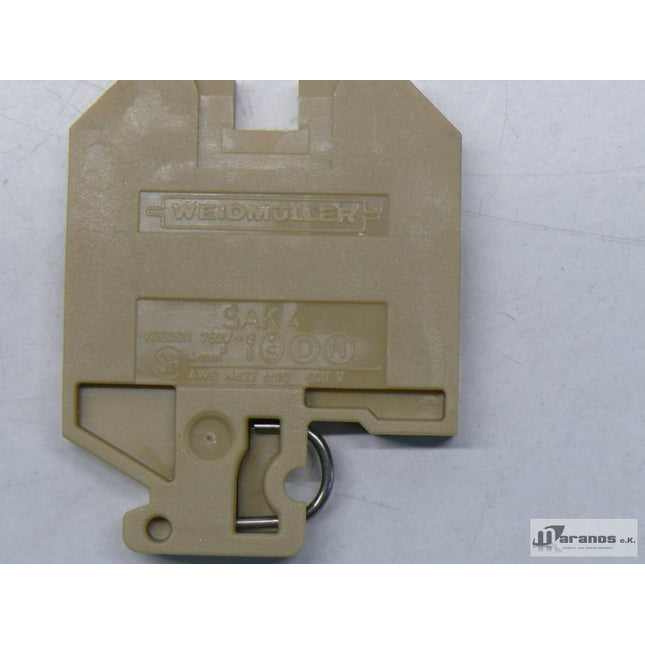 Neu: Weidmüller TYP SAK4 Durchgangsreihenklemme Gr. C 750V~4mm SAK 4 - Maranos.de