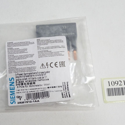Siemens 3RM1910-1AA 3-Phasen Sammelschiene / Neu OVP - Maranos.de