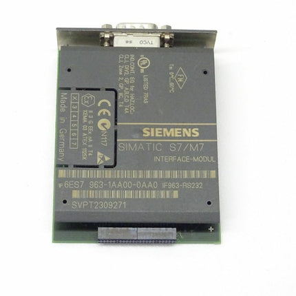 Siemens Simatic S7 6ES7963-1AA00-0AA0 / 6ES7 963-1AA00-0AA0 - Maranos.de