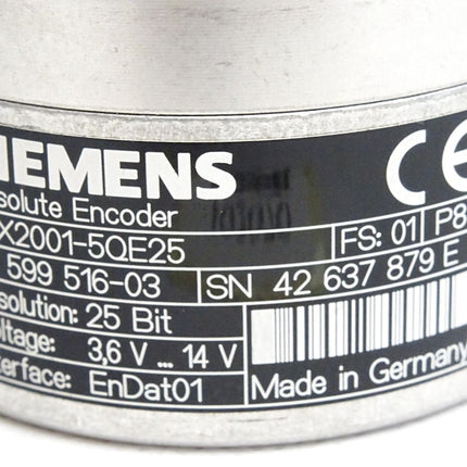 Siemens Absolute Drehgeber 6FX2001-5QE25 / Neu - Maranos.de
