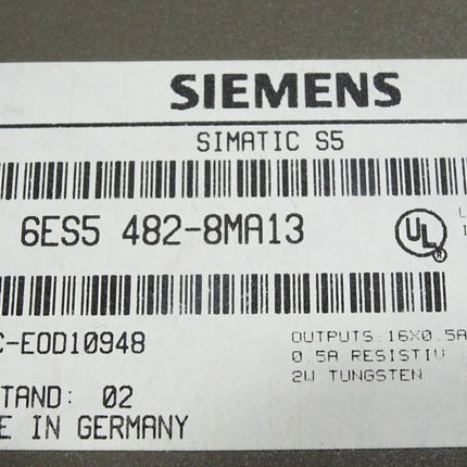 Siemens 6ES5482-8MA13 6ES5 482-8MA13 - Maranos.de