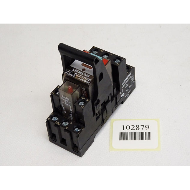Siemens PT3A5T30 Relais PT370730 mit Sockel PT78730 - Maranos.de