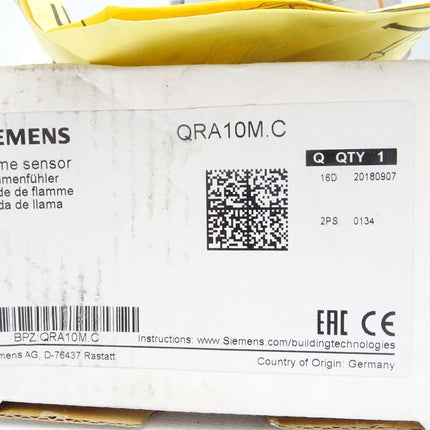 Siemens Flammenfühler QRA10M.C / Neu OVP - Maranos.de