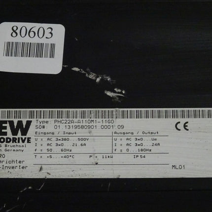 SEW Eurodrive PHC22A-A110M1-11G0 MOVIPRO Feldumrichter 11kW + PSM21A-A150-CBE-0050 - Maranos.de