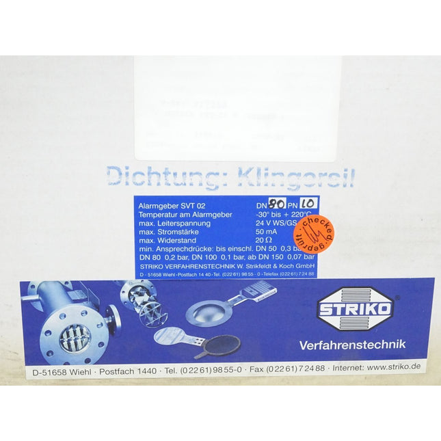 Striko Alarmgeber SVT02 SVT 02 / Neu OVP - Maranos.de