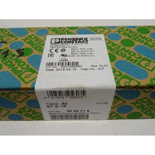 Phoenix Contact 3042719 ST4/ 1P / 50 Stück - Maranos.de