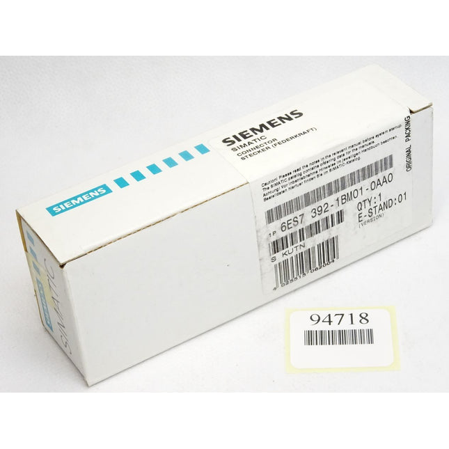 Siemens Simatic Stecker 6ES7392-1BM01-0AA0 / 6ES7 392-1BM01-0AA0 / Neu OVP - Maranos.de