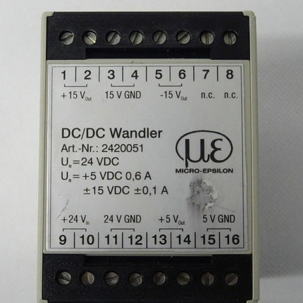 Micro-Epsilon 2420051 DC/DC Wandler - Maranos.de