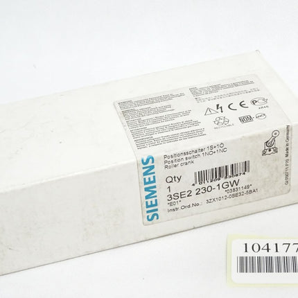 Siemens 3SE2230-1GW Positionsschalter / Neu OVP - Maranos.de