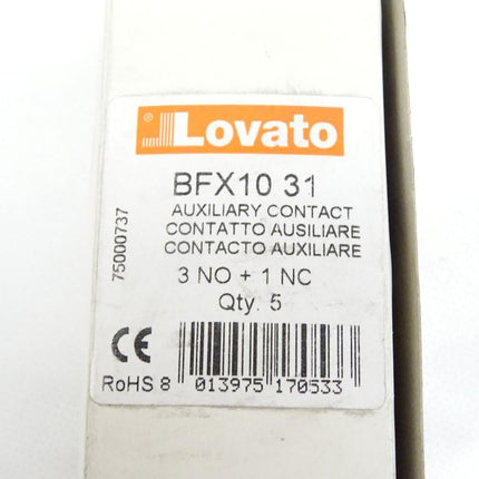 Lovato BFX10 31 / 3NO+1NC / Inhalt : 5 Stück / Neu OVP - Maranos.de