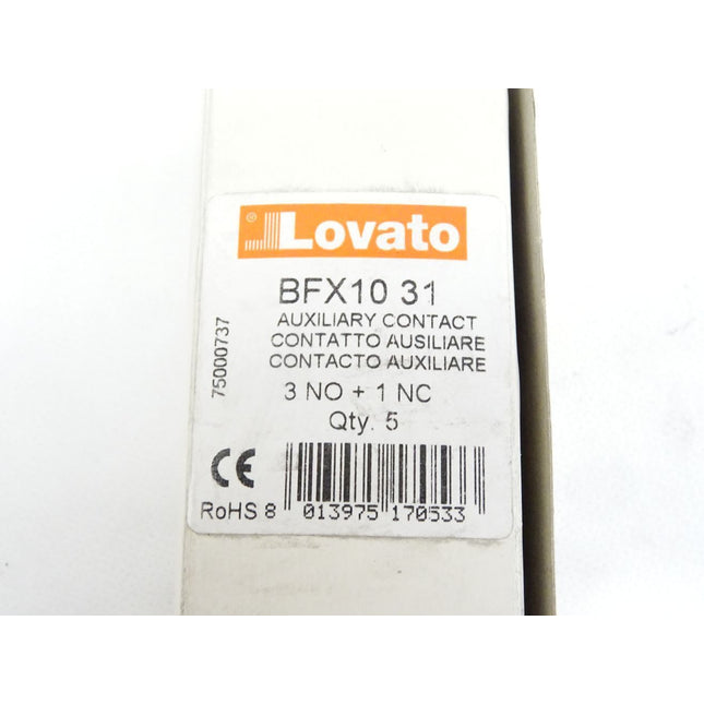 Lovato BFX10 31 / 3NO+1NC / Inhalt : 5 Stück / Neu OVP - Maranos.de