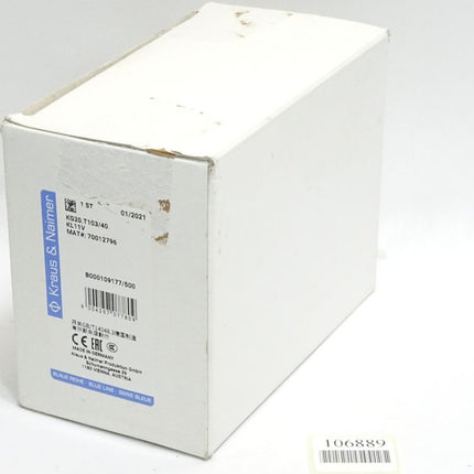 Kraus&Naimer Schalter KG20.T103/40 70012796 KG20.T303 / neu OVP - Maranos.de