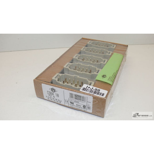 NEU-OVP  ILME CSEM 10 Stifteinsatz Steckdoseneinsatz 10 Polig CSEM10 (5stk) - Maranos.de