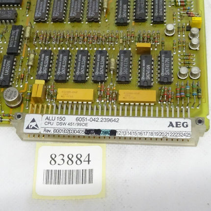 AEG ALU150 6051-042.239642 Rev11 CPU DSW 451/99DE - Maranos.de